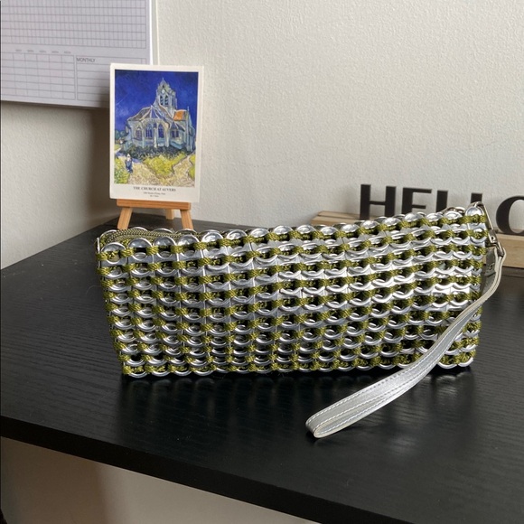 Escama Studio Chica Rosa soda tab wristlet clutch